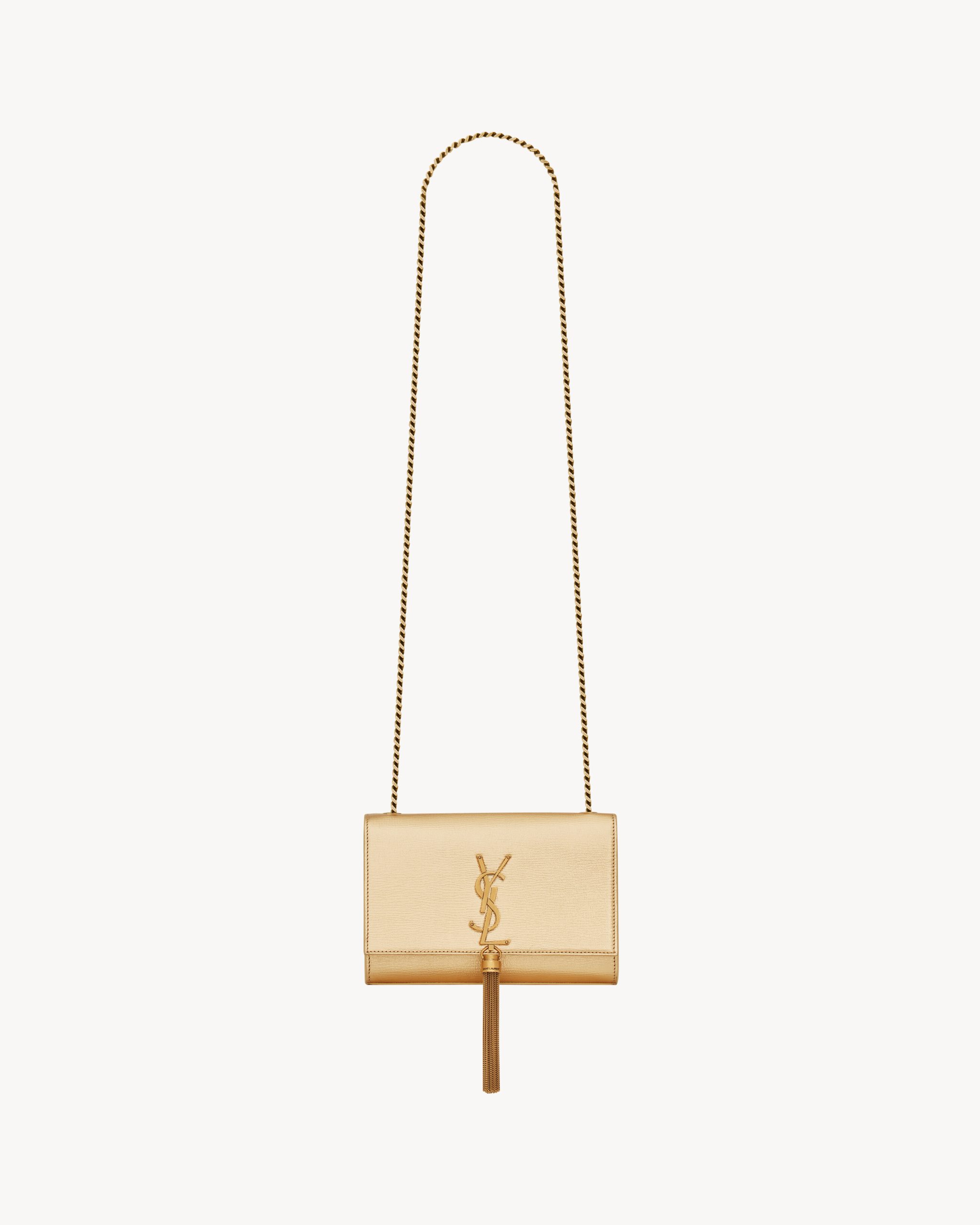 YSL KATE SMALL TASSEL IN METALLIC LEATHER - Image 1